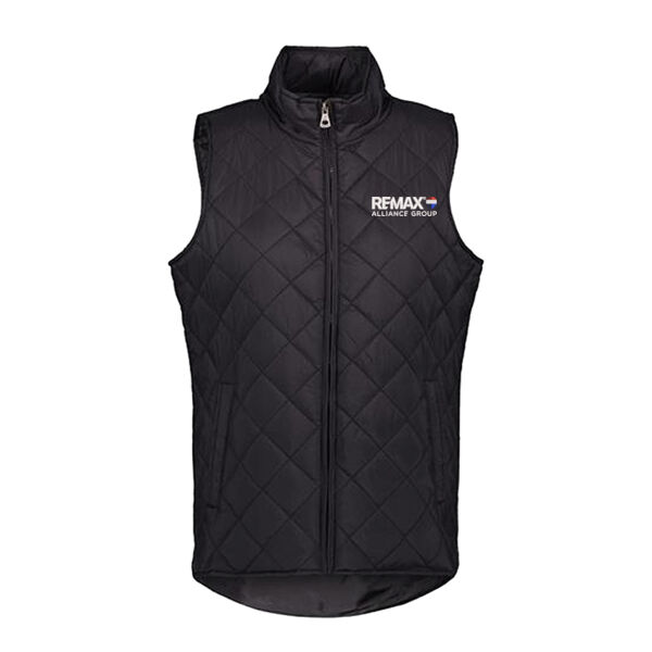    - Women's Vintage Diamond Quilted Vest Thumbnail